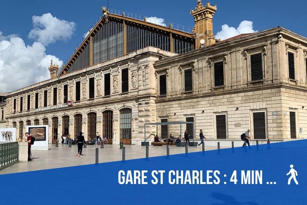 Appartamento Le St-Charles#Wifi#Tgv Marsiglia Esterno foto